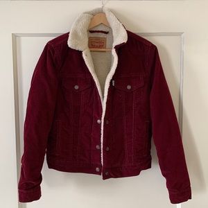 Levi’s Corduroy Fleece Lined Jacket - Size S